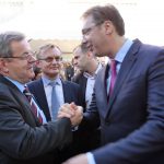 Dragomir J Karic i Aleksndar Vucic